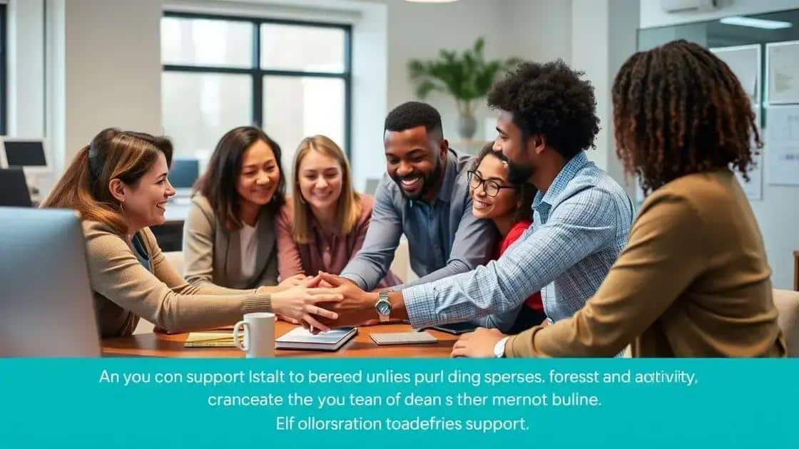Creating a supportive work environment