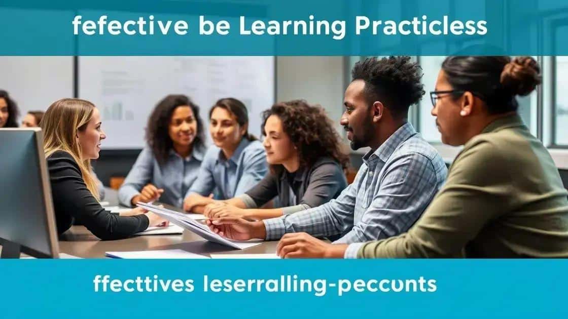Best practices for successful training initiatives