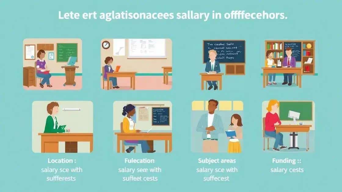 Factors contributing to salary disparities