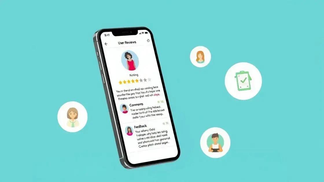User reviews and their impact on app choice
