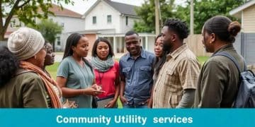 Utility connection grants for low-income neighborhoods