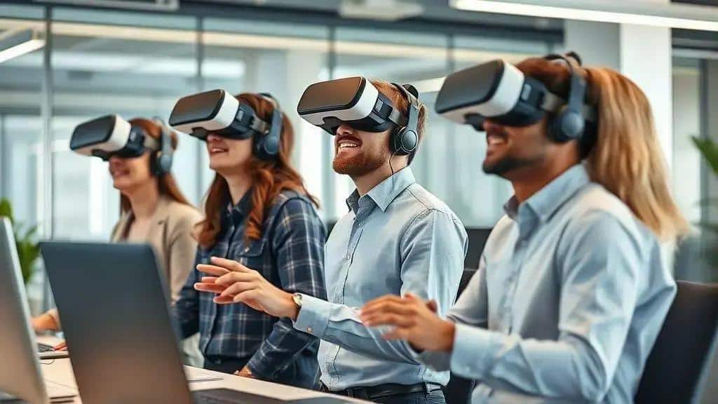 Cutting-edge VR headsets enhancing workplace productivity