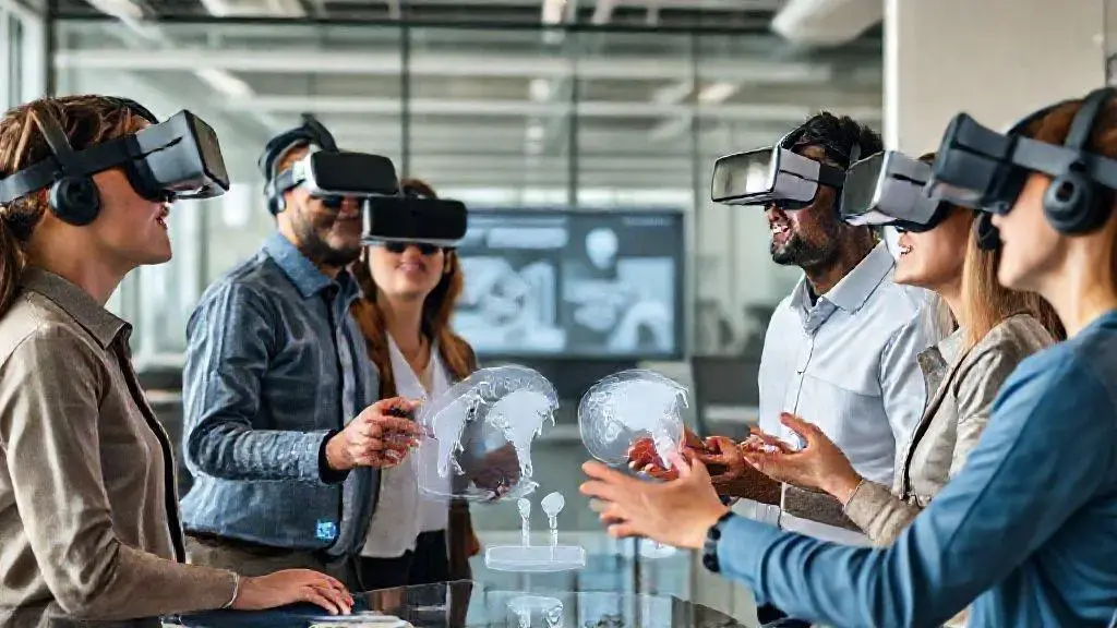 Benefits of virtual reality in remote collaboration