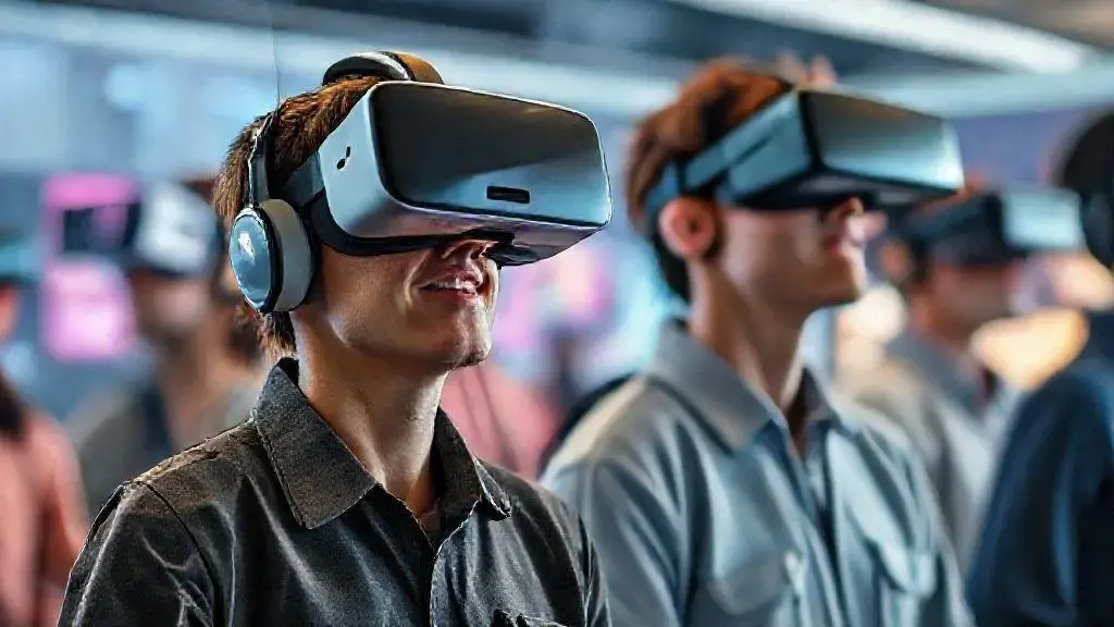 The evolution of VR hardware in entertainment and training