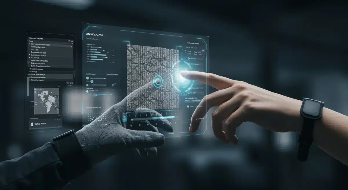 VR user interacting with ArchViz Pro 2026 material editor