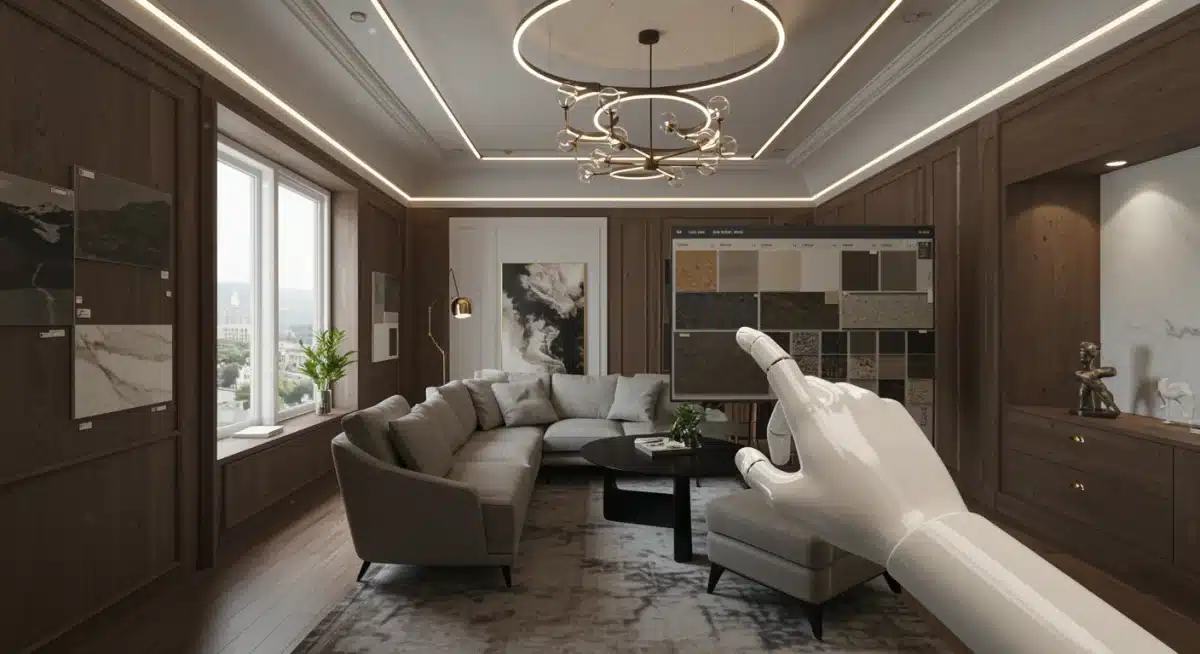 Detailed interior visualization within ArchViz Pro VR application.