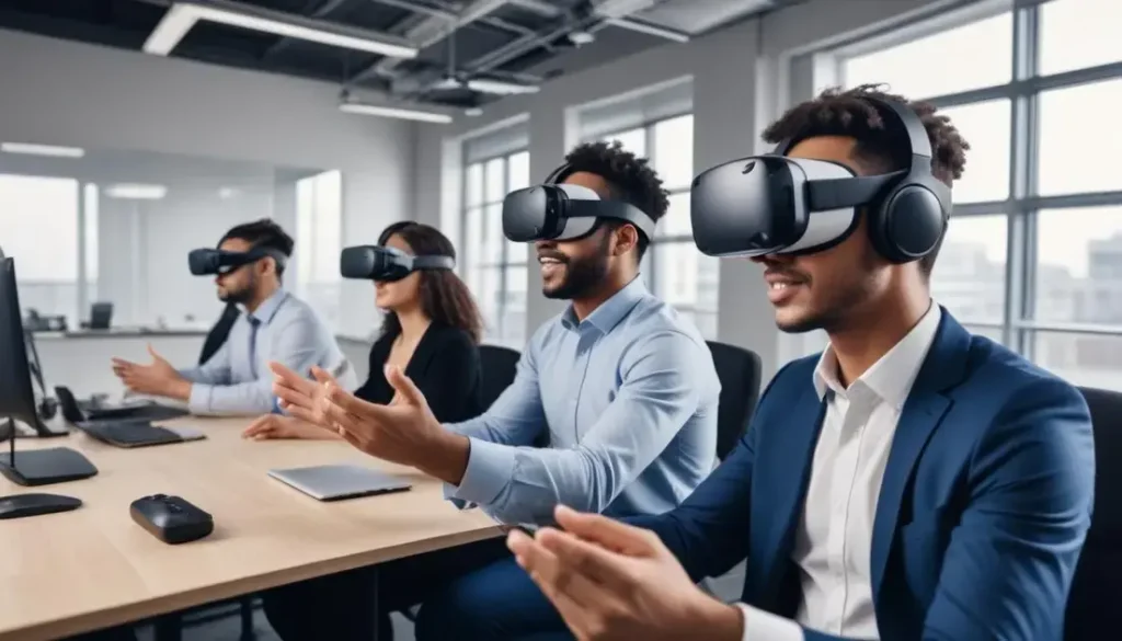 Virtual reality solutions improving business training