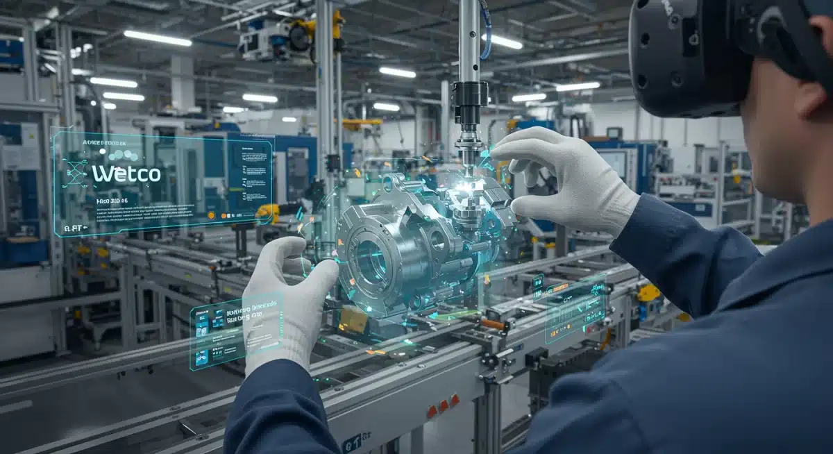 VR training for complex assembly in manufacturing