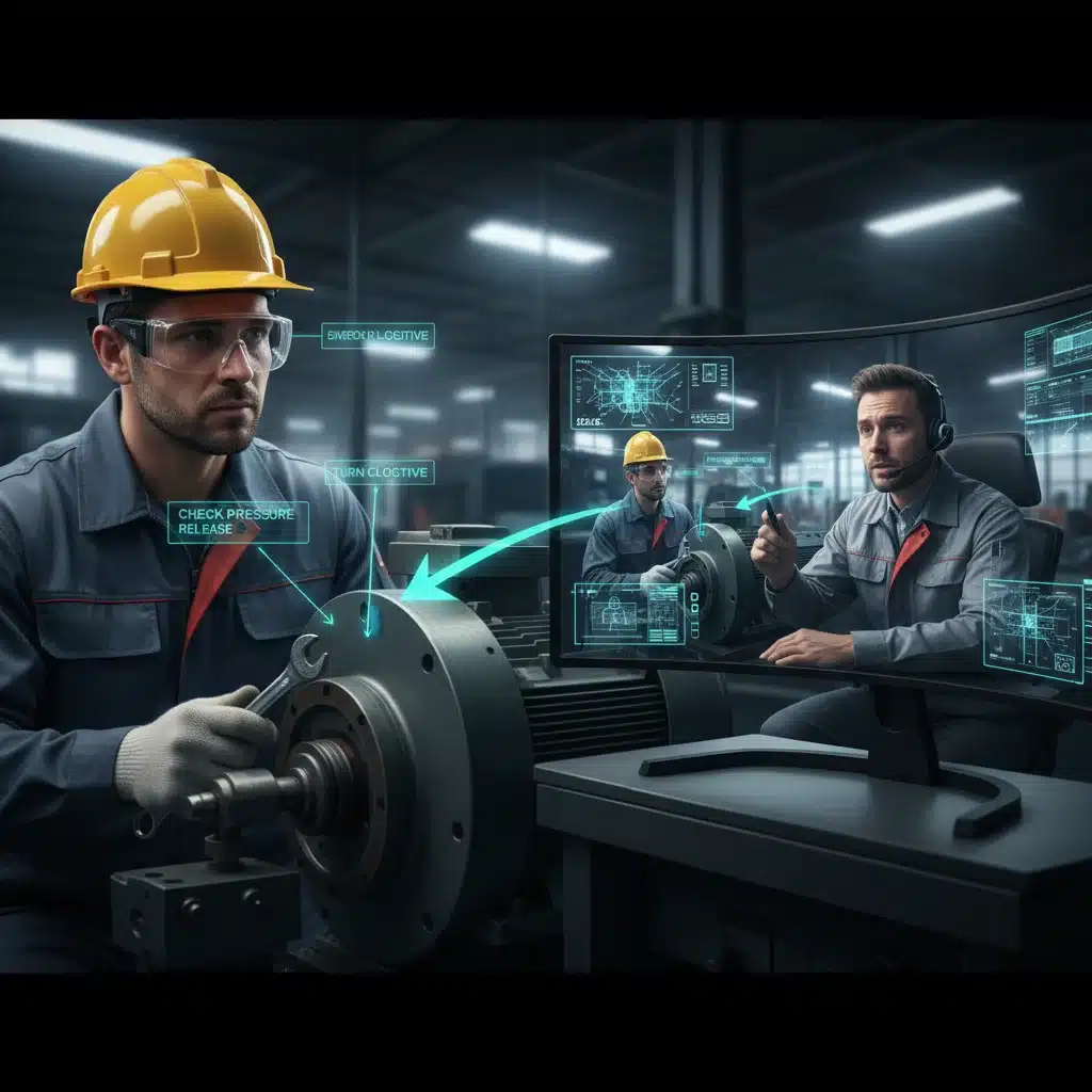 Remote AR assistance for field service collaboration